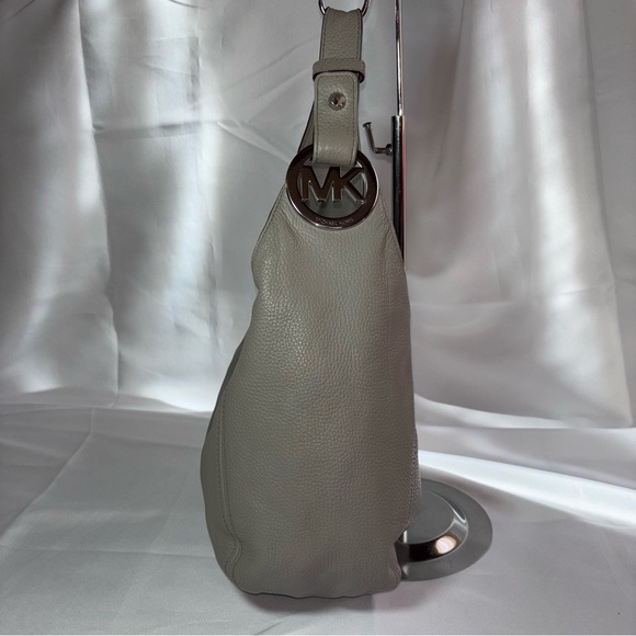 MICHAEL KORS Fulton Large HOBO Shoulder Soft Pebbled Leather Bag - Picture 2 of 13
